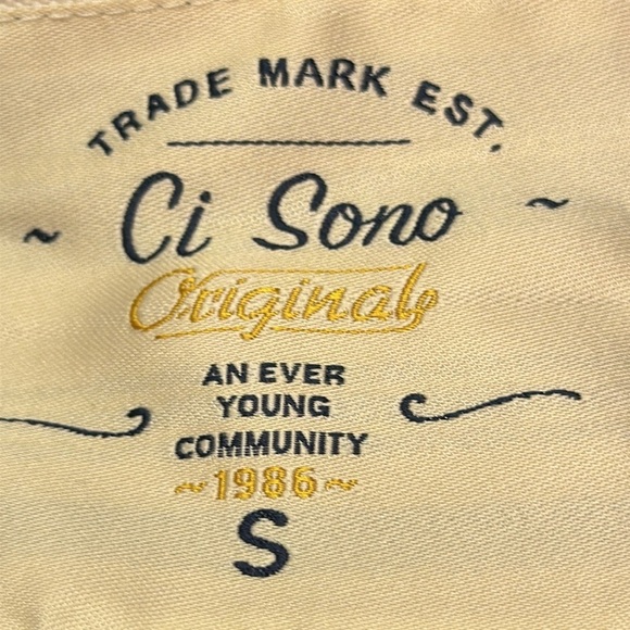 Ci Sono Navy Faux Sherpa Lined Front Zippered Mixed Material Puffer Vest Small - Picture 6 of 12